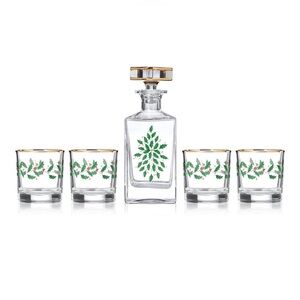 Lenox Holiday Double Old Fashioned Glass & Decanter Set